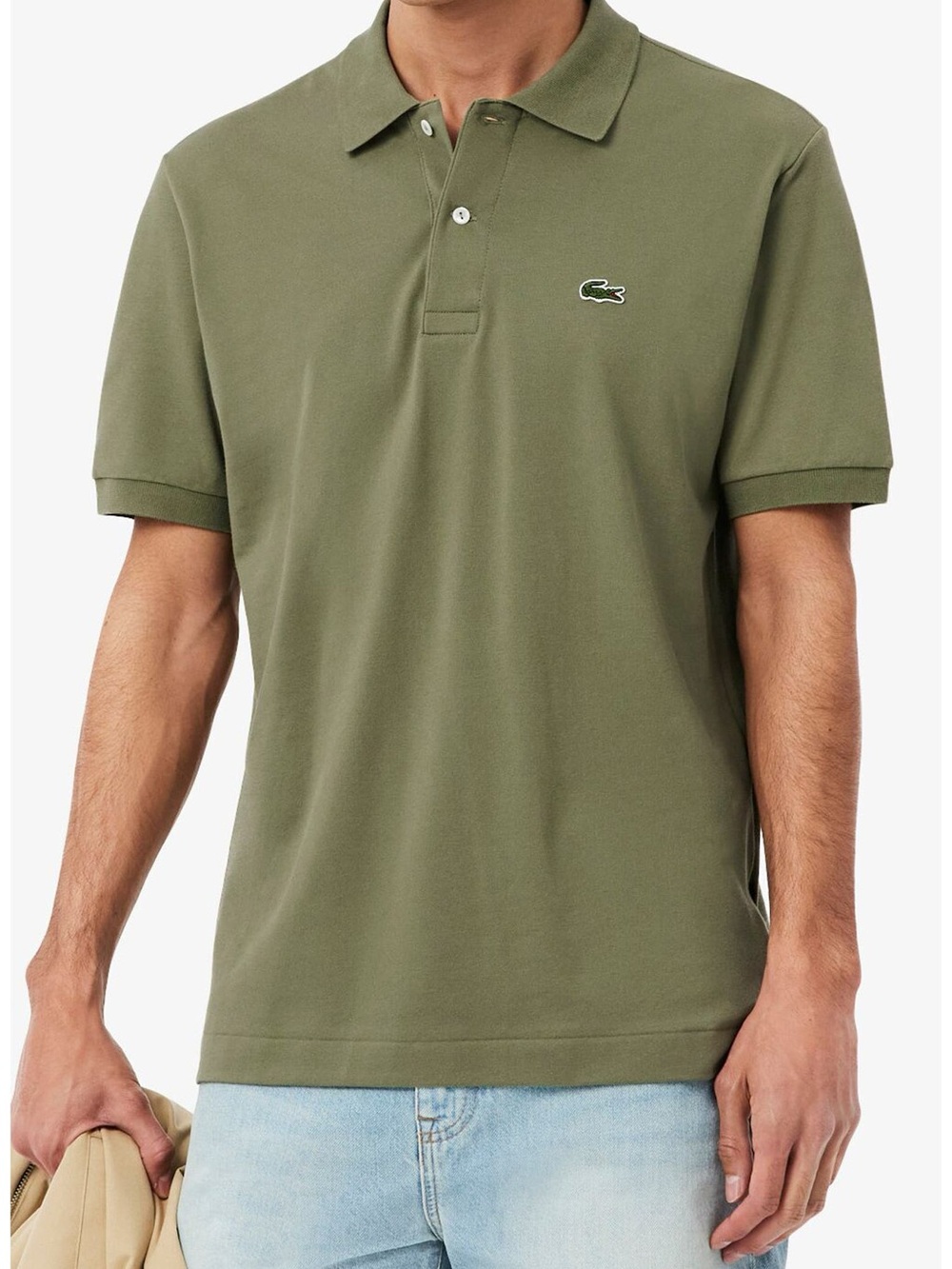 Lacoste Green Essentials Classic Fit Cotton Blend Polo XXL